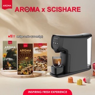 Aroma เครื่องชงกาแฟแคปซูล Scishare Capsule Coffee Machine 3A-C285A สีดำ