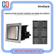 AireGard ROOM VENTILATORS [ 8" SQUARE] - GREY(AS-6090-D2)