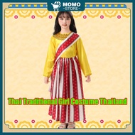 Girl Traditional Dress Indonesia Muslim Costume Thai Ethnic Clothes