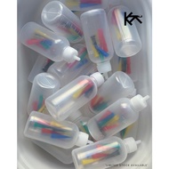 KhonKrua 50 cc Squeeze bottle with 7 different types of needle Tips.sauce Oil
