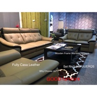 Sofa Casa Leather(Fully) 1+2+3