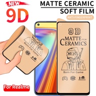 9D Full Matte Frosted Ceramic Glass for Realme 11 10 9 Pro Plus + 9i 8i 7i 6i 5i 8 7 6 5 3 Pro X50 Pro Narzo 50A Prime 50i 30A 20 Pro V5 X3 SuperZoom C51 C55 C53 C33 C2 C3 C11 C12 C15 C17 C21 C21Y C25 C25s C25Y C35 XT Screen Protector Film