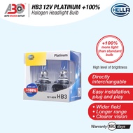 HELLA HB3 (9005) 12V Platinum +100% Halogen Headlight Bulb - 8GH 178 560-703