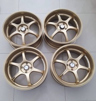 ล้อแม็กซ์รถเก๋ง 7x17 4/100 RGD (ลงราคาต่อวง แต่ไม่แยกขาย)***ฝามีตำหนิ***