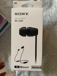 Sony 藍牙耳機 wi c 200