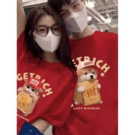 t-shirtmenperfect South Korea womenyear2026redsleevedsummerzodiaccodsnakeshortcouples 7OGY