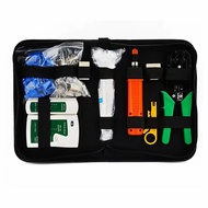 Htoc 9 In 1 Crimp Network Tester Tools Crimping Computer Kit Repair Tool Pliers Maintenance Connectors Cable