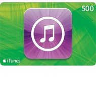 日本 Apple iTunes Gift Card JAPAN 500 YEN 日元