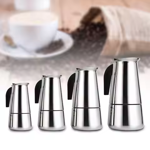 Moka Coffee Maker Latte Piano Cottura Filtro Coffee Machine Coffee Pot Percolator Tools Cafetiere Co