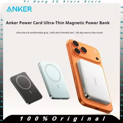 Anker MagGo Power Bank Qi2 Certified 30W Ultra-Fast MagSafe Ultra-Slim 10000mAh Magnetic Battery Com