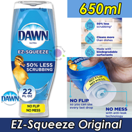 Dawn EZ-Squeeze Platinum Dish Washing Liquid Dish Soap l Ultra Antibacterial Orange & Apple l Ultra