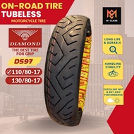R17 D597 ON-ROAD MOTORCYCLE TIRES TUBLESS FOR ROUSER NS200, TFX 150, CBX 150X, CBX200, XPLORER X200