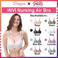 SHAPEE iNVI Nursing Air Bra Maternity Breastfeeding Bra Wireless Seamless Bra Ibu Menyusu