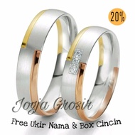 Cincin Couple Perak Cincin Tunangan Perak