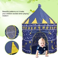 MERAH TENDA Castle Kids Tent camping Play Tent Kids Toy House Tent - Pink