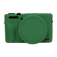 Factory directly sell Soft Silicone Protective Case with Lens Cover For Canon PowerShot G7 X Mark II