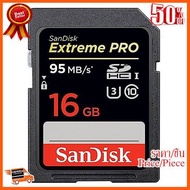 🎉🎉HOT!!ลดราคา🎉🎉 SanDisk SD Extreme Pro SDHC UHS-I Card 16GB (95MB/s_633x) ##ชิ้นส่วนคอม อุปกรณ์คอมพิวเตอร์ เมนบอร์ด หน้าจอ มอนิเตอร์ CPU เม้าท์ คีย์บอร์ด Gaming HDMI Core Laptop