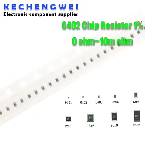 100pcs 1% 0402 SMD Resistor 0R ~ 10M 1/16W 0 1 10 100 150 220 330 ohm 1K 2.2K 4.7K 10K 100K 0R 1R 10
