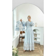 Glamo.id - 26.641 Women's Teta Maxi Dress Plus Plisket Long Sleeve Vest
