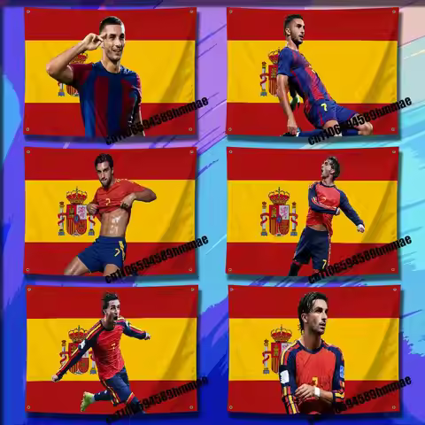 For F-Ferran T-Torres Spain Gift Flag 150*200cm 100*150cm 80*120cm 50*70cm Living Room Banner Wall T