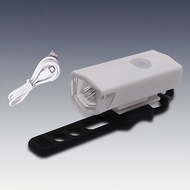 GCD ไฟหน้าจักรยาน LED ชาร์จไฟได้ ชุดไฟ USB สำหรับจักรยานเสือภูเขาไฟหน้าหลังจักรยานไฟฉายเตือนความปลอดภัยในการขี่จักรยาน