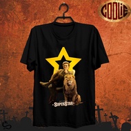 Kaos Baju Coolie Rajini Polo T Shirt SUPER STAR RAJINI Shirt Coolie Movie Cotton top#05  S-5XL