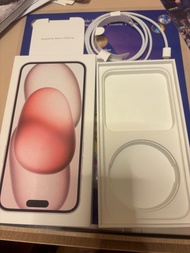 吉盒 iPhone 15 plus pink 512GB  原裝Type C 充電線