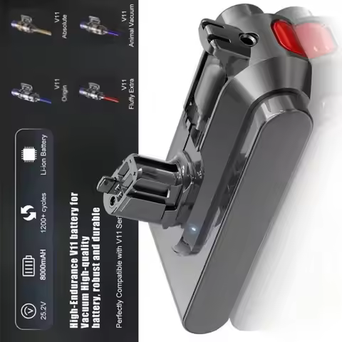Rechargeable Li-ion Battery 25.2V 6000mAh for Dyson V11 Absolute Extra Absolute Animal Fluffy SV15 S