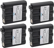 Kastar 4-Pack Two Way Radio Battery Replacement for Midland BATT-5RX BATT5RX AVP-17 AVP17 GXT800 GXT