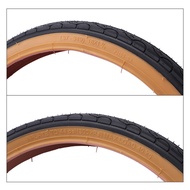 Folding bicycle tire  yellow edge tire 349 406 20 inch 451 tire retro tire