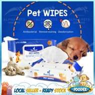 POODEE PETS Malaysia Petsoft Wet Tissu Wet Tissues Wipes Hygiene For Cats Dogs (100pcs)