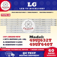 49UJ632T / 49UF640T LG 49 INCH LED TV BACKLIGHT ( LAMPU TV ) 49UJ632 49" LG LED BACKLIGHT