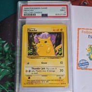 PSA 9 Pikachu 58/102 - Base Set Yellow Cheeks - 1999 POKEMON Graded Cards