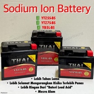 THAI SODIUM BATERI BATTERY BATTERI YB5L YB5 YTZ5S YTZ5 YTZ7S Y15 LC135 RS150 EGO AVANTIZ SOLARIZ EX5