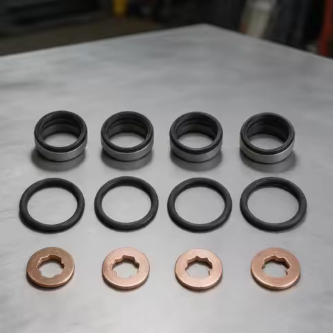 Fuel Injector Kit Fuel Injector Seals Car Maintenance As Shown OE Part Number 90502704 12pcs Fuel In