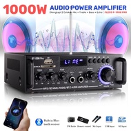 STREE POWER AMPLIFIER DIGITAL MP3 fleco F-198B pro 1000w+1000w power amplifier karaoke Makatap