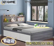 衣櫃一體組合床  ✅可訂造尺寸 衣櫃床 床架 榻榻米 wardrobe bed 儲物床 單人床雙人床 F-H3H61059-x