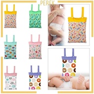 [Perfk] Baby Diaper Pouch Wet and Dry Separation Bag Diaper Organizer Storage Bag