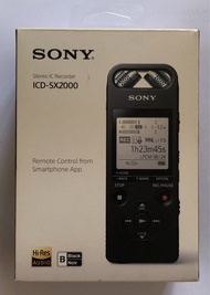 Sony 索尼數碼錄音筆/機 ICD-SX2000 Stereo IC Digital Recorder