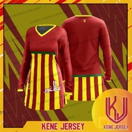 BAJU MUSLIMAH FAZZ SG01 - KENE JERSEY BOLA F0RZA SELANGOR FAN ISSUE V1 MERAH KUNING