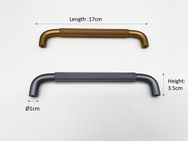 Aluminum Handle #8232 In 2 Color Bronze & Grey . 14cm to 17cm