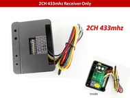 Autogate Remote Control Set - 2CH 433mhz / 2CH 330mhz Dip Switch Code Type (Wireless Remote & Receiv