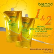 【LFL.LZT】Bremod keratin SILKY STRAIGHT REBONDING 1set 800ml