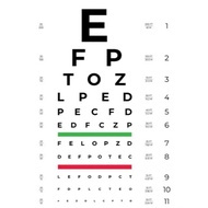 SNELLEN CHART PVC WATERPROOF