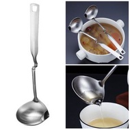 打邊爐去油·火鍋專用x不鏽鋼鋼片撇油隔油濾油湯勺304不銹鋼片油隔油勺改良款可掛煲邊