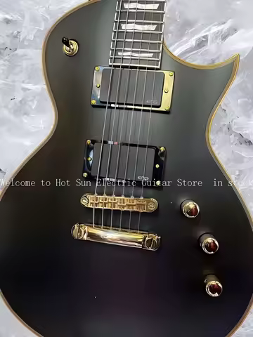 High-quality professional custom LTD EC-1000 electric guitar - Vintage black #NO147589