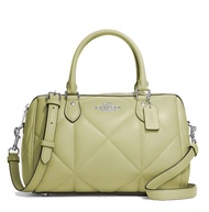 Coach Diamond Quilted Leather Rowan Satchel CJ610