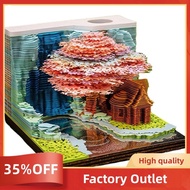 3D Tear Away Art Weekly Calendar 2025 with Led Light,Rip Away Calendar Art 3D,Pull Apart Weekly Cale