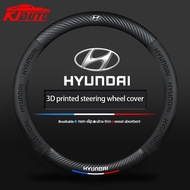 Hyundai Leather Steering Wheel Cover Comfortable and Non-slip For Stagazer Creta Accent Getz Avega I