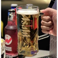 Asahi Thickened Asahi Beer Mug Japanese Food Store Dedicated Asahi Beer Mug with Handle Craft Beer M